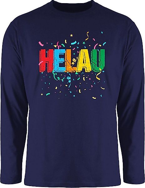 Shirtracer Rundhalsshirt Helau Alaaf Schriftzug Kostüm Kölle Fasching Narre günstig online kaufen
