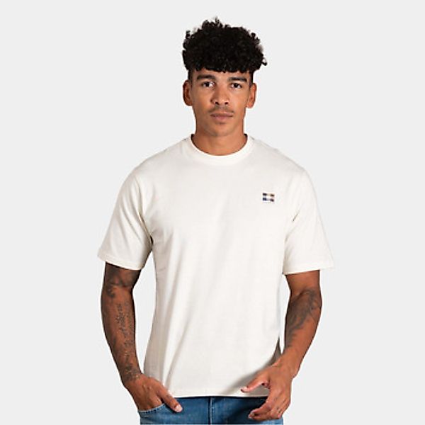 Aquascutum  T-Shirt Rubber patch t-shirt - old white günstig online kaufen