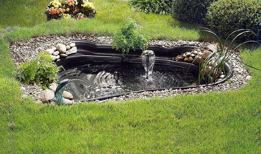 Ubbink Fertigteich Start 1.000, BxLxH: 170x215x65 cm, 1000 l, (Set) günstig online kaufen