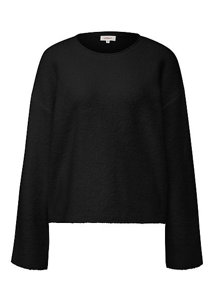 s.Oliver Rundhalspullover Basic (1-tlg) Strickpullover aus günstig online kaufen