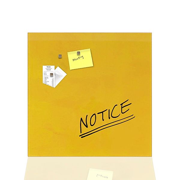Karat Memoboard Design-Glas-Memoboard, Inkl. Magnete & günstig online kaufen