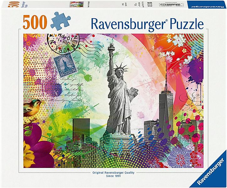 Ravensburger Puzzle Postkarte aus New York, günstig online kaufen
