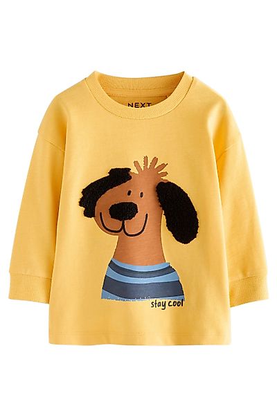Next Langarmshirt Langärmeliges Shirt mit Applikation günstig online kaufen
