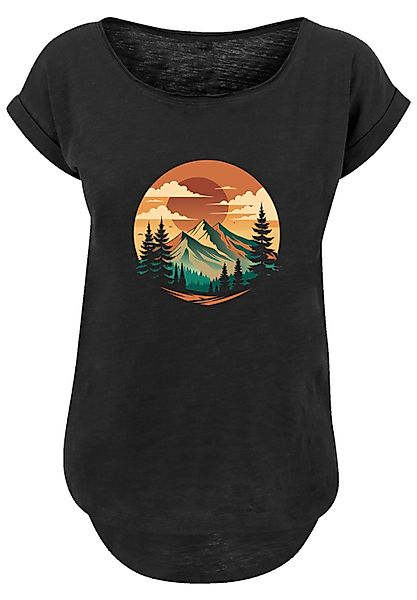 F4NT4STIC T-Shirt "Sonnenuntergang Berglandschaft" Premium Qualität günstig online kaufen