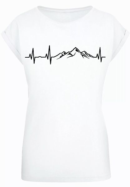 F4NT4STIC T-Shirt "Herzschlag Berge Wandern", Premium Qualität günstig online kaufen