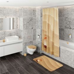 Sanilo Badematte Clam, rutschhemmend, waschbar, schnelltrocknend, günstig online kaufen