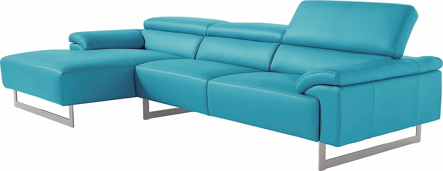Egoitaliano Ecksofa "Malika, edel und bequem, Designsofa mit hochwertigen B günstig online kaufen
