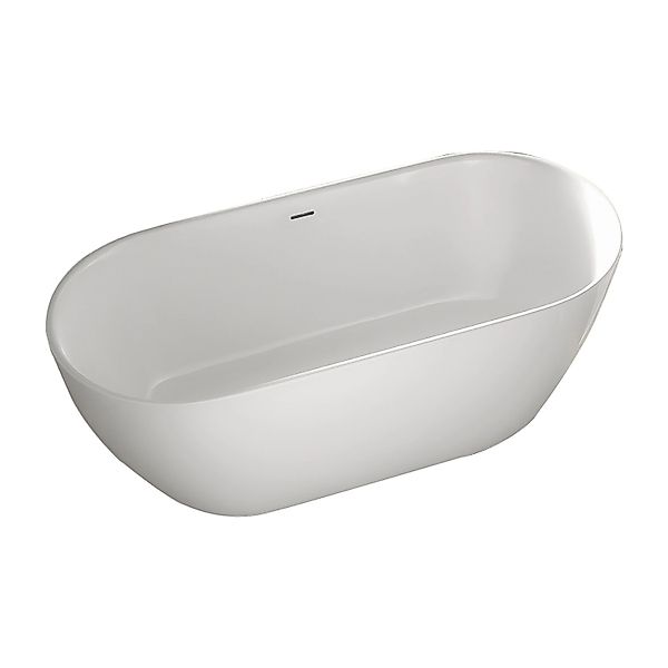 Bernstein Freistehende Badewanne JAZZ PLUS 2.0 Acryl Weiß Matt 160x75 cm günstig online kaufen