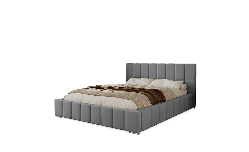 Polsterbett mit Stauraum  Ayr ¦ grau ¦ Maße (cm): B: 175 H: 100 Betten > Po günstig online kaufen