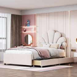 REDOM Polsterbett Kinderbett Stauraumbett Funktionsbett Doppelbett günstig online kaufen