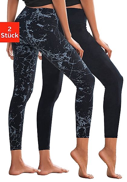 H.I.S Leggings, (2er-Pack), in bedruckt und uni, Loungewear günstig online kaufen