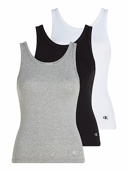 Calvin Klein Underwear Tanktop "SCOOP NECK COTTON TANK 3PK", 3 Stk. mit Log günstig online kaufen