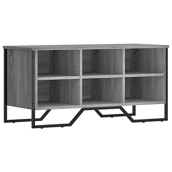 vidaXL Schuhregal Grau Sonoma 90x38x45,5 cm Holzwerkstoff 848642 günstig online kaufen