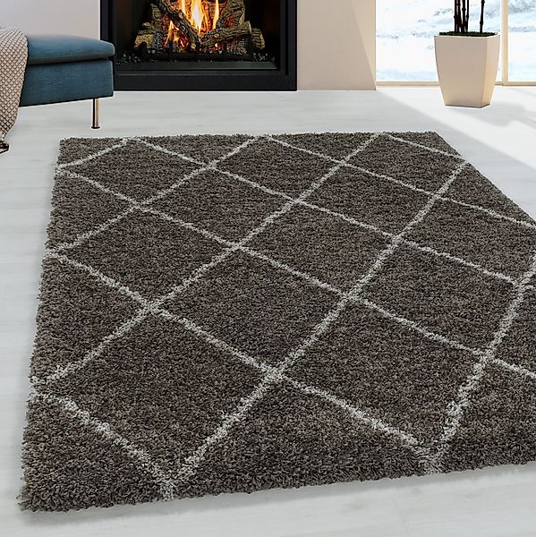 Ayyildiz Teppiche Hochflor-Teppich ALVOR 3401, rechteckig, günstig online kaufen