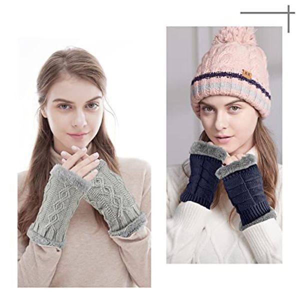 Coonoor Strickhandschuhe Klassisch mit Fleece Futter,Warme günstig online kaufen
