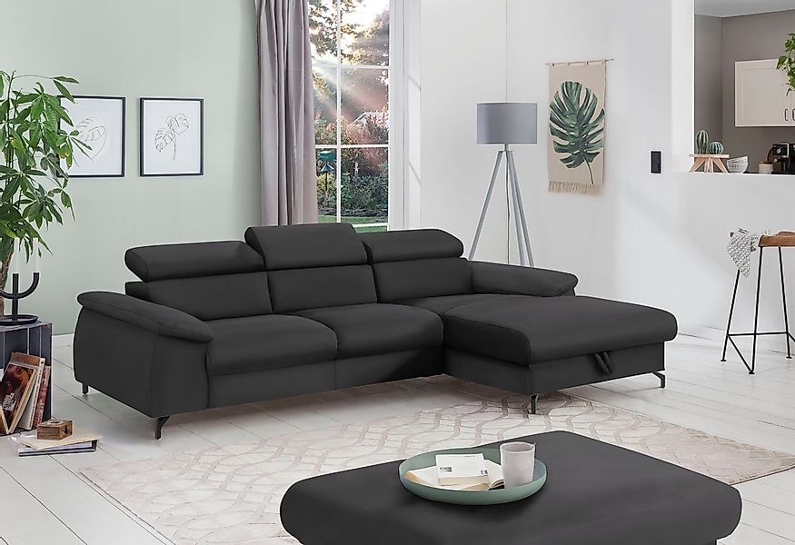 COTTA Polstergarnitur "Komaris L-Form", (Set), Set bestehend aus: Ecksofa m günstig online kaufen