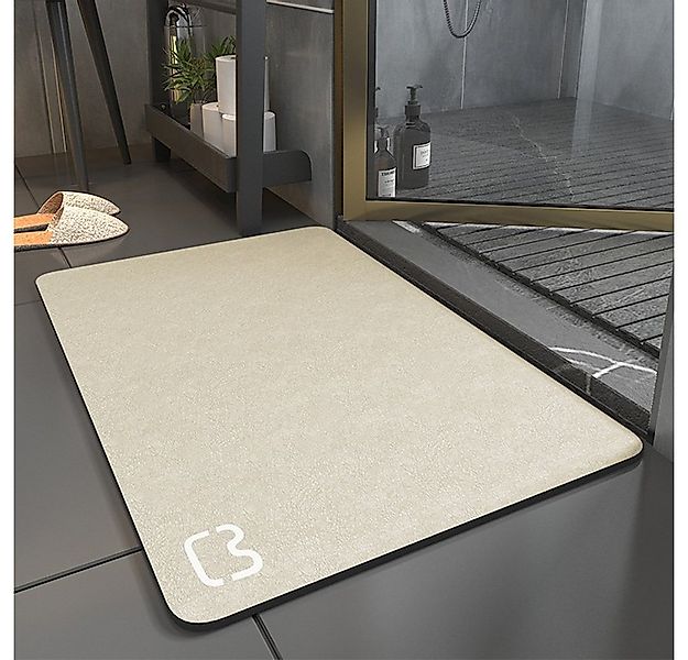 NUODWELL Badematte Badematte Absorbierende,Wasserabsorbierend, rutschfest, günstig online kaufen