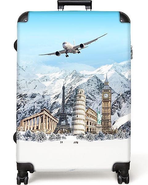 NoBoringSuitcases.com© Hartschalen-Trolley Architektur - Flugzeug - günstig online kaufen