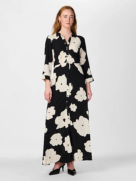 Y.A.S Hemdblusenkleid "YASSAVANNA LONG SHIRT DRESS" Sommerkleid, mit 3/4 Är günstig online kaufen