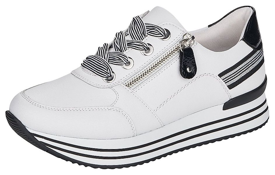 Remonte Plateausneaker mit Wechselfußbett, Freizeitschuh, Halbschuh, Schnür günstig online kaufen