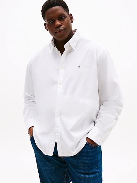 Tommy Hilfiger Big & Tall Langarmhemd "BT-FLEX POPLIN SOLID" Große Größen, günstig online kaufen