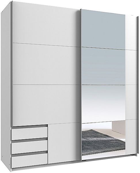 Wimex Schwebetürenschrank Emden moderner Kleiderschrank mit Spiegel und Sch günstig online kaufen
