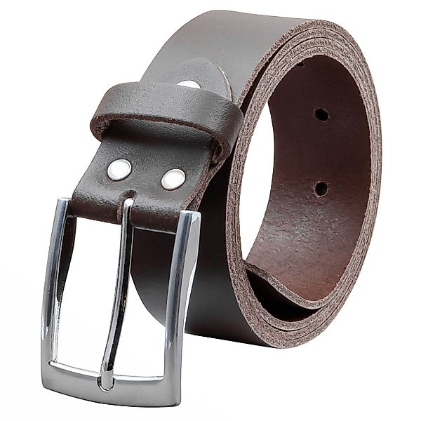 COLOGNEBELT Ledergürtel OM421-SL-Dunkelbraun MADE IN GERMANY, günstig online kaufen