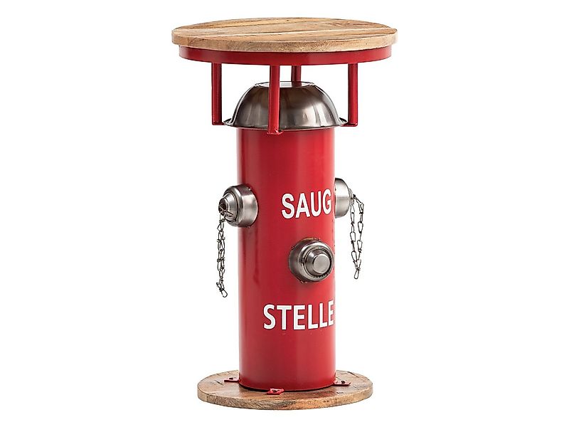 massivum Konsolentisch Bolton Industriedesign rot (1-St) günstig online kaufen