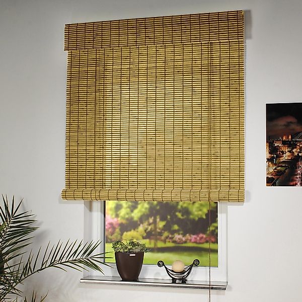 Liedeco Seitenzugrollo leicht perforiert mit Bohren günstig online kaufen