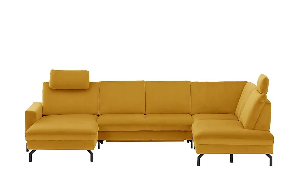 meinSofa Wohnlandschaft  Grace ¦ gelb ¦ Maße (cm): B: 332 H: 89 T: 220.0 Po günstig online kaufen