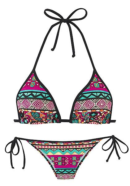 Buffalo Triangel-Bikini mit farbenfrohen Design günstig online kaufen