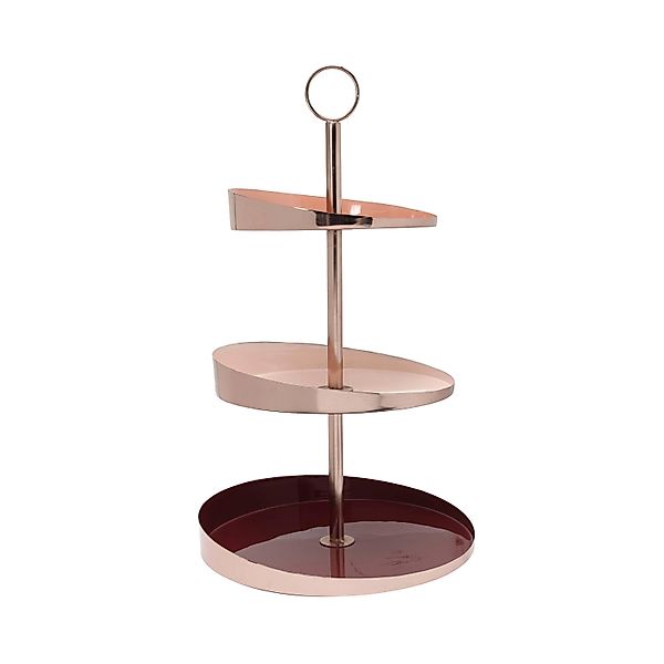 Kayoom Etagere »Etagere Art Deco 2125«, Handarbeit, 3-Etagen-Servierpalette günstig online kaufen
