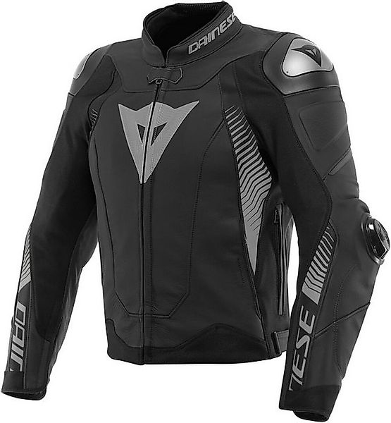 Dainese Motorradjacke Dainese Super Speed 4 Lederjacke schwarz-matt / weiß günstig online kaufen