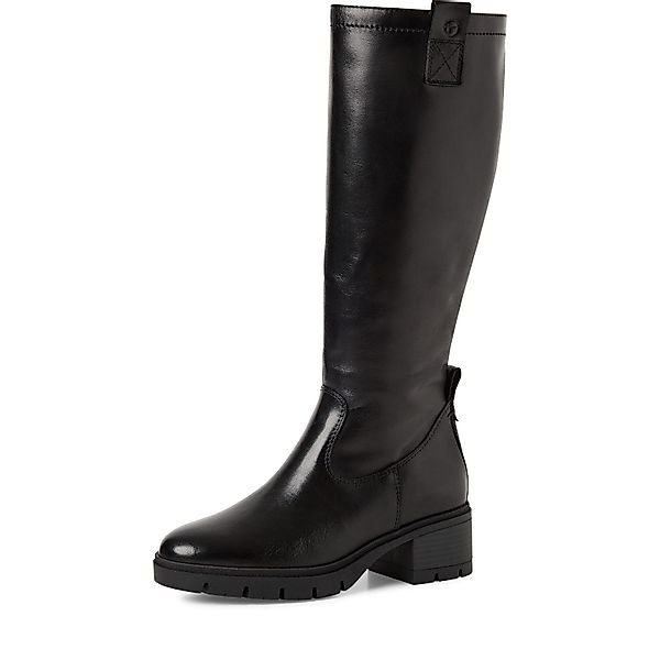 Tamaris Stiefel, Blockabsatz, Langschaftstiefel mit Touch günstig online kaufen