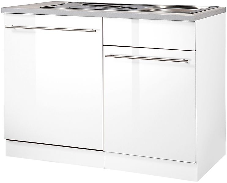 wiho Küchen Spülenschrank "Chicago", 110 cm breit, inkl. Tür/Sockel für Ges günstig online kaufen