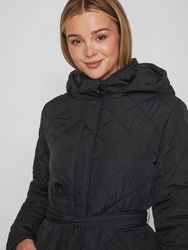Vila Fellimitatmantel VIKANTE QUILTED L/S COAT günstig online kaufen