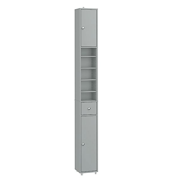 SoBuy Badezimmerschrank Hochschrank Badregal mit 6 Einlegeböden 20x180x20cm günstig online kaufen
