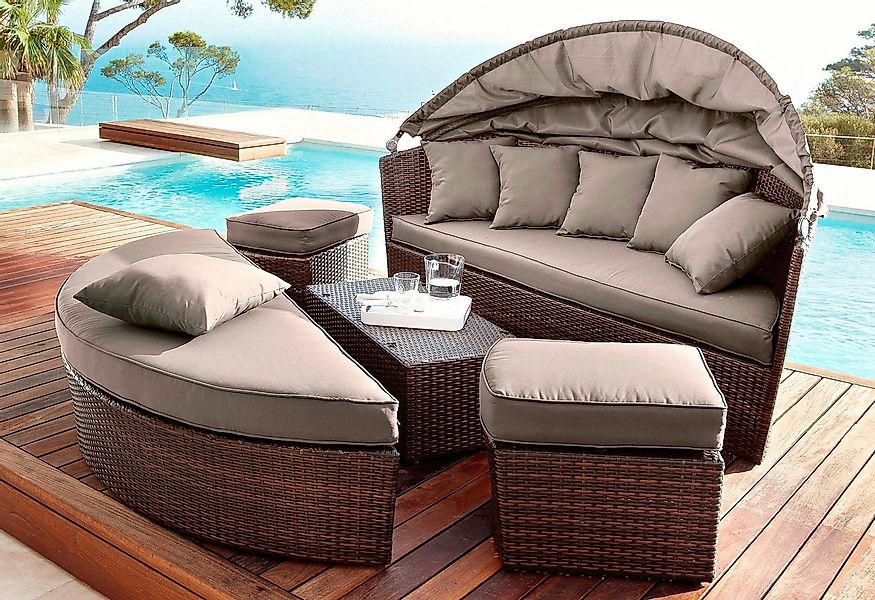 MERXX Schutzplane Multi Lounge, für Loungebett, (L/B/H) 177x162x83 cm günstig online kaufen