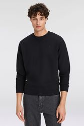 Replay Sweatshirt mit V-Einsatz am Halsausschnitt günstig online kaufen