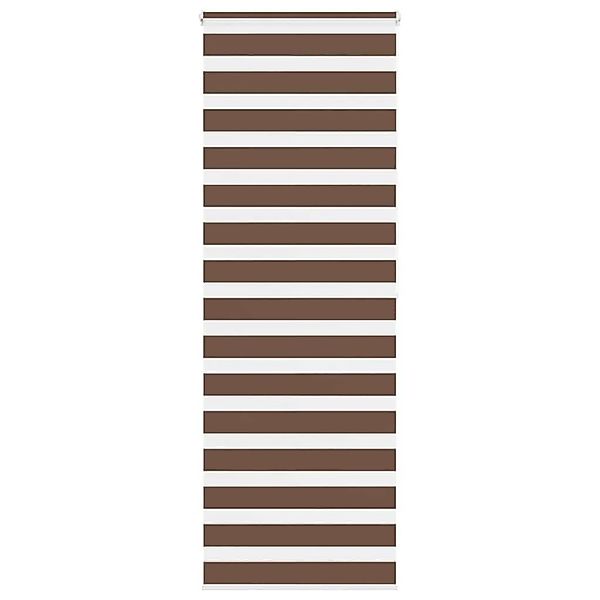 vidaXL Doppelrollo Braun 70x200 cm Stoffbreite 65,9 cm Polyester 4014359 günstig online kaufen