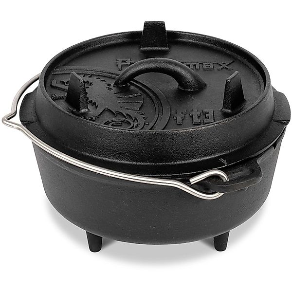 Petromax Dutch Oven FT3 Schwarz mit planem Boden 1,6, günstig online kaufen