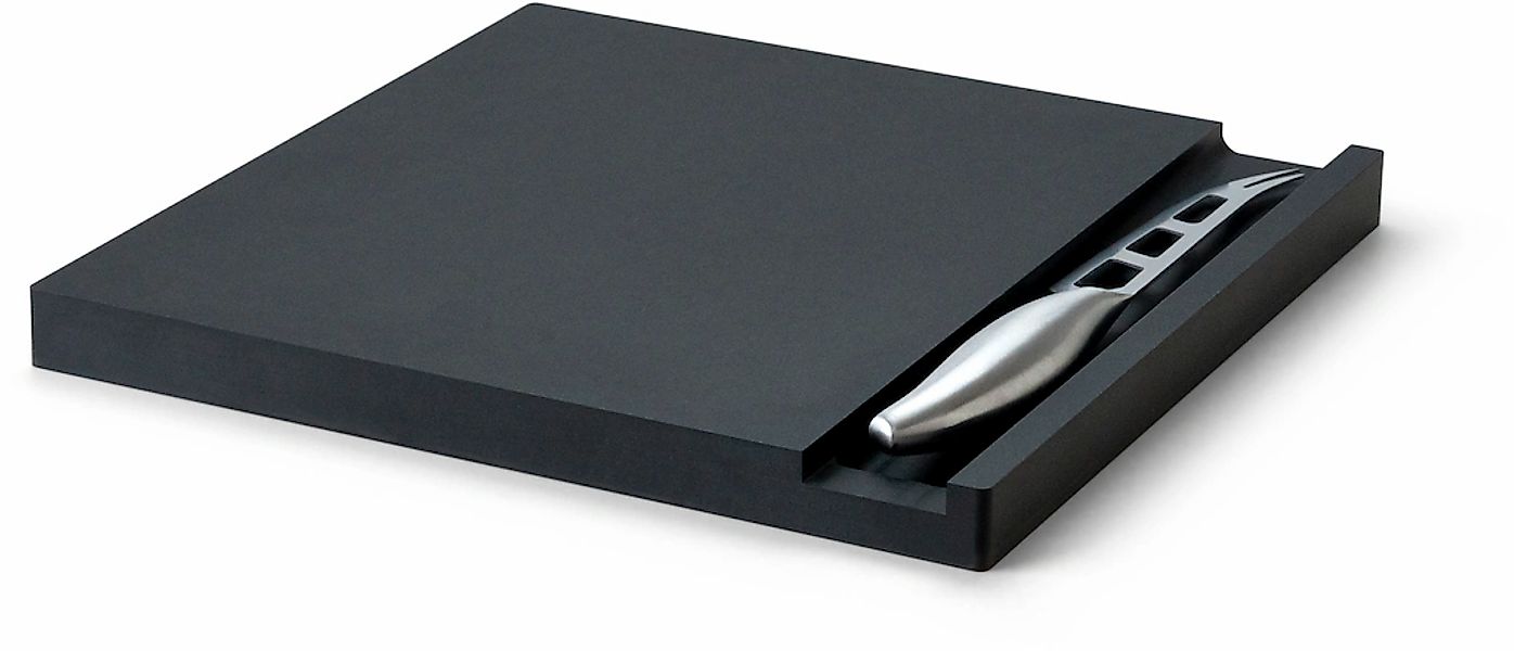 Continenta Käsebrett "mit Messer, Duracore schwarz" hochwertige Verarbeitun günstig online kaufen