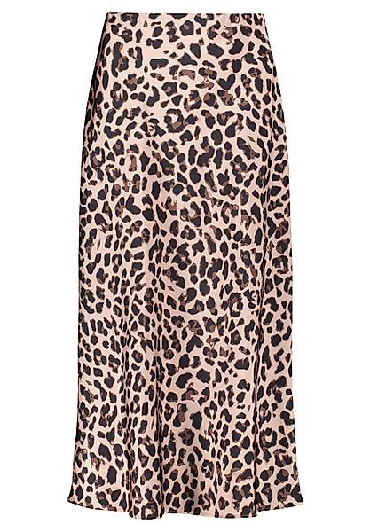 Vera Mont Maxirock "Vera Mont Damen Satinrock mit Leoprint", Material günstig online kaufen