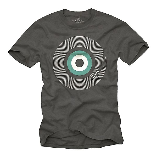 MAKAYA Print-Shirt Herren Retro Motiv Vintage günstig online kaufen