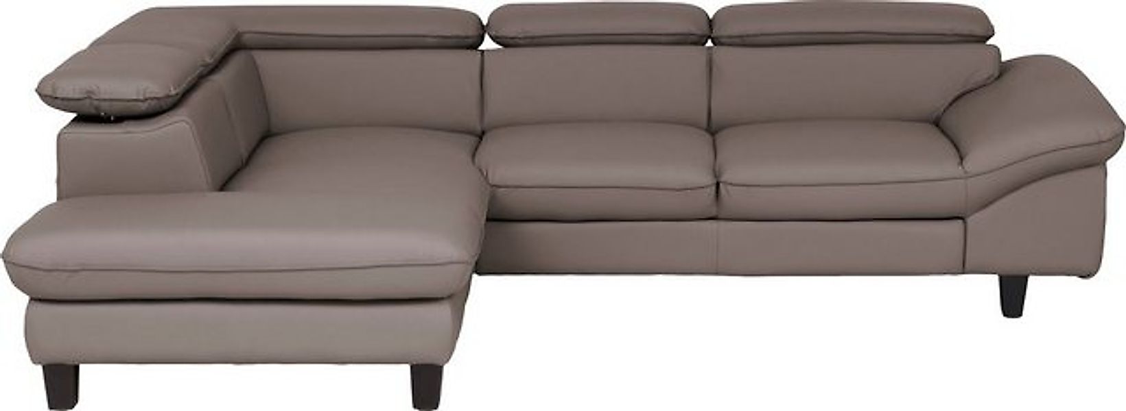 Home affaire Ecksofa "Pilot L-Form", mit Kopfteilverstellung, wahlweise mit günstig online kaufen