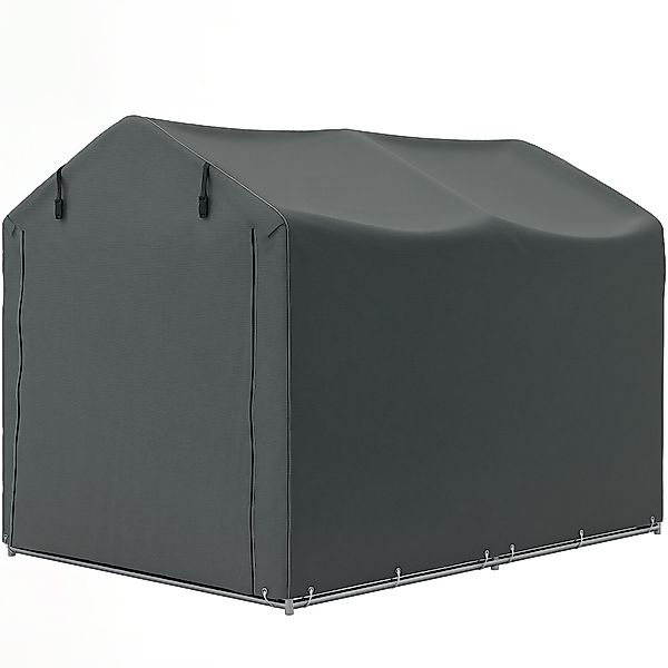 Outsunny Garagenzelt, wasserdicht Zeltgarage mit Rolltür, UV-beständig Fahr günstig online kaufen