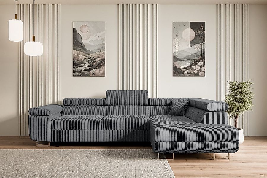 ALTDECOR Ecksofa GUSA-L, Couch mit Schlaffunktion, günstig online kaufen