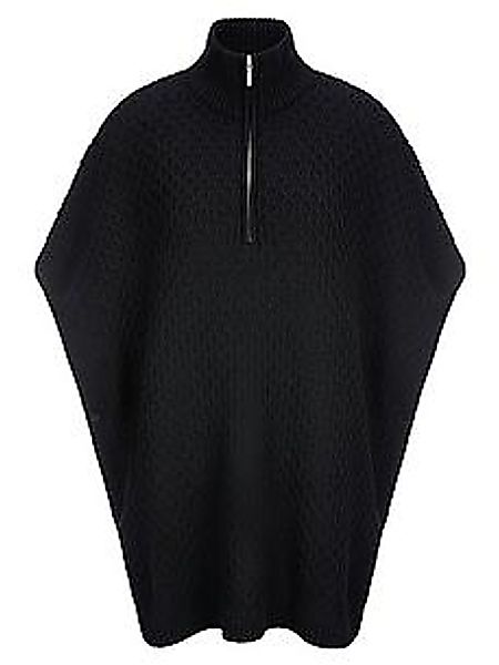Strick-Poncho Anna Aura schwarz günstig online kaufen