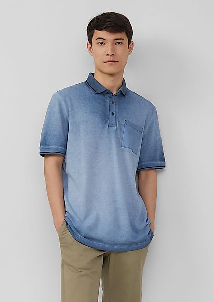 s.Oliver Kurzarmshirt Piqué-Poloshirt mit Waschung und günstig online kaufen
