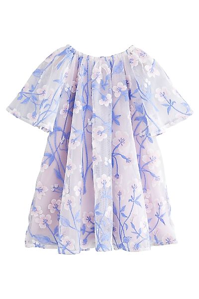 Next Tüllkleid Besticktes Kleid aus Netzstoff günstig online kaufen